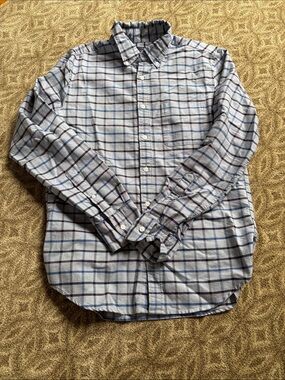 J. Crew Blue and purple Plaid Button-Down Shirt